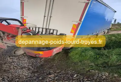 Camion embourbé